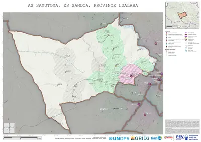 Microplanning: Samutoma, Sandoa, Kisenge, Lualaba, COD (2025)