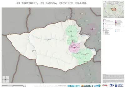 Microplanning: Tshikweji, Sandoa, Kisenge, Lualaba, COD (2025)