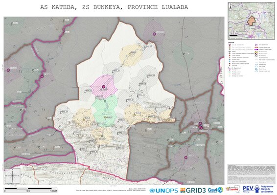Microplanning: Kateba, Bunkeya, Kolwezi, Lualaba, COD (2025)
