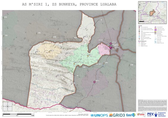 Microplanning: M'siri-1, Bunkeya, Kolwezi, Lualaba, COD (2025)