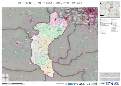 Microplanning: Dilende, Dilala, Kolwezi, Lualaba, COD (2025)