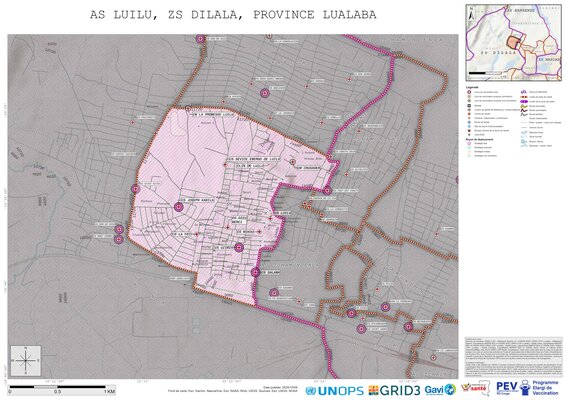 Microplanning: Luilu, Dilala, Kolwezi, Lualaba, COD (2025)