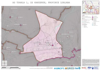 Microplanning: Tshala-1, Kanzenze, Kolwezi, Lualaba, COD (2025)