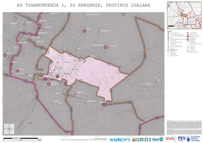 Microplanning: Tshamundenda-1, Kanzenze, Kolwezi, Lualaba, COD (2025)