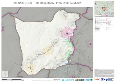 Microplanning: Wakipinji, Kanzenze, Kolwezi, Lualaba, COD (2025)