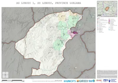 Microplanning: Lubudi-1, Lubudi, Kolwezi, Lualaba, COD (2025)