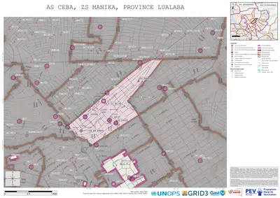 Microplanning: Ceba, Manika, Kolwezi, Lualaba, COD (2025)