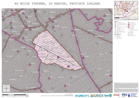 Microplanning: Moise-Tshombe, Manika, Kolwezi, Lualaba, COD (2025)