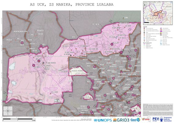 Microplanning: Uck, Manika, Kolwezi, Lualaba, COD (2025)