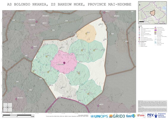 Microplanning: Bolondo-Nkanza, Banzow-Moke, Inongo, Mai-Ndombe, COD (2025)
