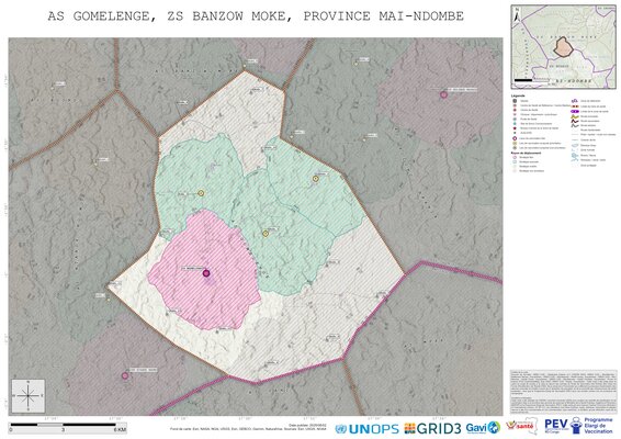 Microplanning: Gomelenge, Banzow-Moke, Inongo, Mai-Ndombe, COD (2025)