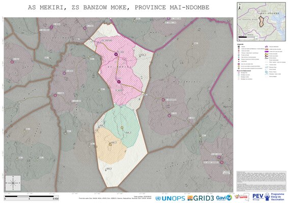 Microplanning: Mekiri, Banzow-Moke, Inongo, Mai-Ndombe, COD (2025)