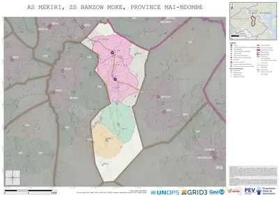 Microplanning: Mekiri, Banzow-Moke, Inongo, Mai-Ndombe, COD (2025)
