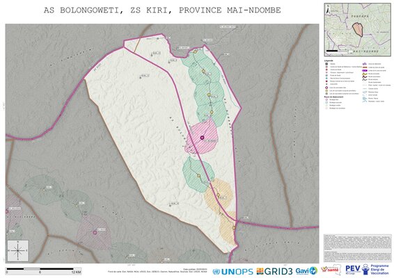 Microplanning: Bolongoweti, Kiri, Inongo, Mai-Ndombe, COD (2025)