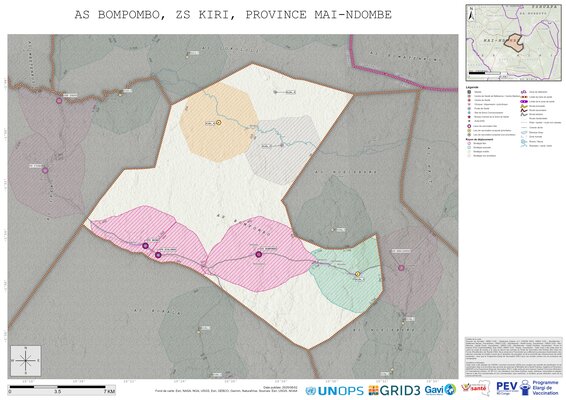 Microplanning: Bompombo, Kiri, Inongo, Mai-Ndombe, COD (2025)