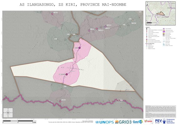Microplanning: Ilangasongo, Kiri, Inongo, Mai-Ndombe, COD (2025)