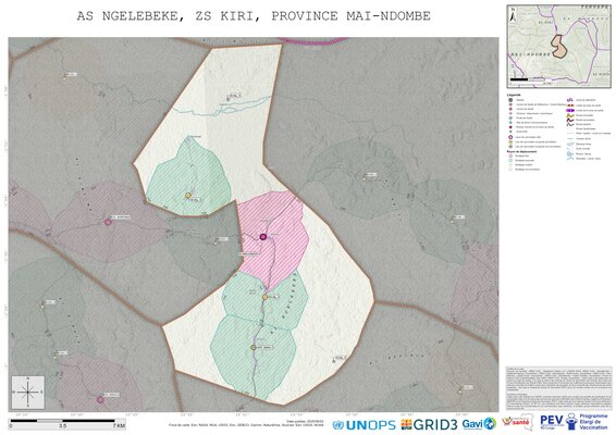 Microplanning: Ngelebeke, Kiri, Inongo, Mai-Ndombe, COD (2025)