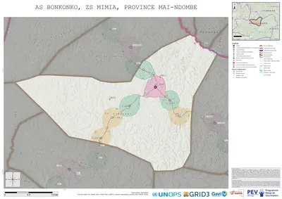 Microplanning: Bonkonko, Mimia, Inongo, Mai-Ndombe, COD (2025)
