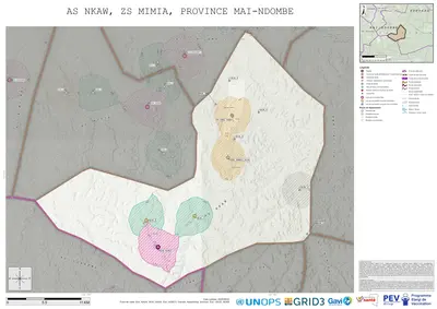 Microplanning: Nkaw, Mimia, Inongo, Mai-Ndombe, COD (2025)