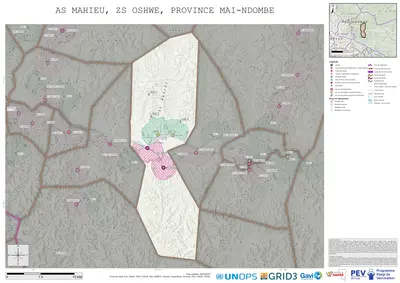 Microplanning: Mahieu, Oshwe, Inongo, Mai-Ndombe, COD (2025)
