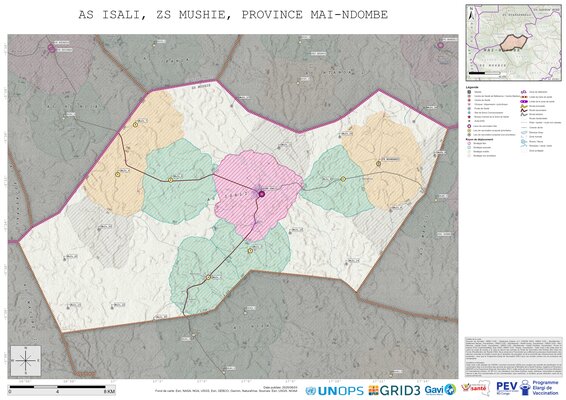 Microplanning: Isali, Mushie, Nioki, Mai-Ndombe, COD (2025)