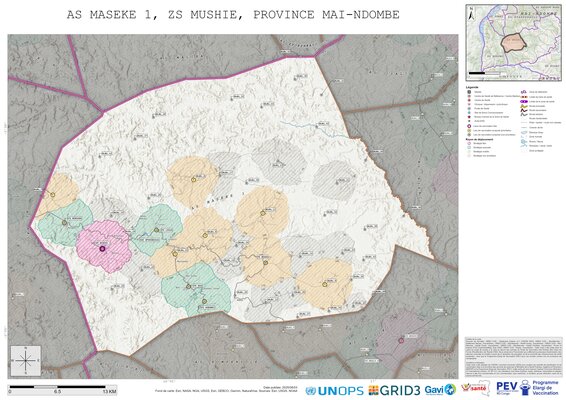 Microplanning: Maseke-1, Mushie, Nioki, Mai-Ndombe, COD (2025)