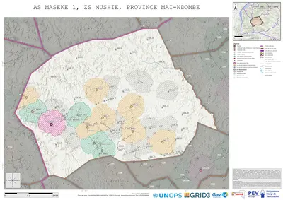 Microplanning: Maseke-1, Mushie, Nioki, Mai-Ndombe, COD (2025)