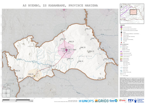 Microplanning: Nyembo, Kabambare, Kasongo, Maniema, COD (2024)