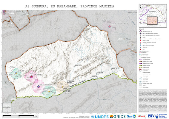 Microplanning: Sungura, Kabambare, Kasongo, Maniema, COD (2024)