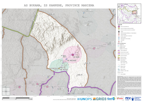 Microplanning: Bukama, Kampene, Kasongo, Maniema, COD (2024)