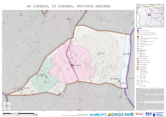 Microplanning: Lokenie, Kibombo, Kasongo, Maniema, COD (2024)