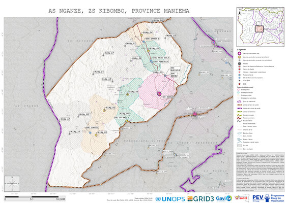 Microplanning: Nganze, Kibombo, Kasongo, Maniema, COD (2024)