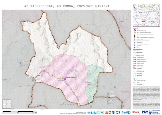 Microplanning: Kalongosola, Kunda, Kasongo, Maniema, COD (2024)