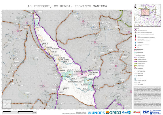 Microplanning: Penegori, Kunda, Kasongo, Maniema, COD (2024)