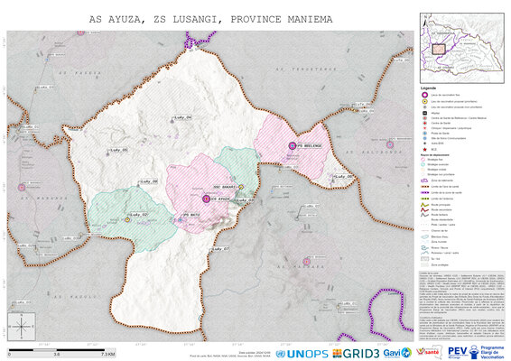 Microplanning: Ayuza, Lusangi, Kasongo, Maniema, COD (2024)