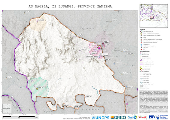 Microplanning: Wagela, Lusangi, Kasongo, Maniema, COD (2024)