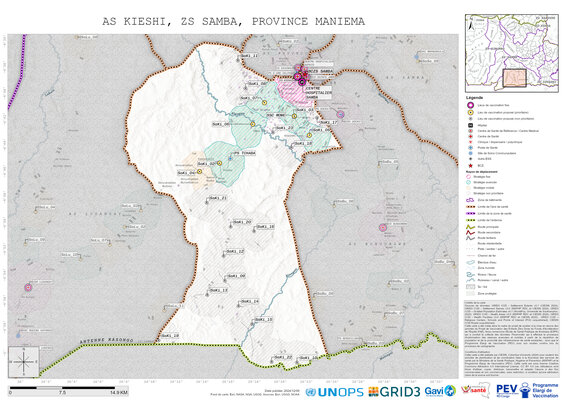 Microplanning: Kieshi, Samba, Kasongo, Maniema, COD (2024)