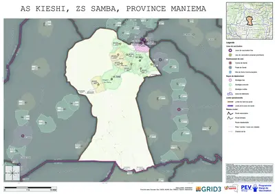 Microplanning: Kieshi, Samba, Kasongo, Maniema, COD (2026)