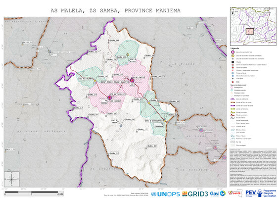Microplanning: Malela, Samba, Kasongo, Maniema, COD (2024)
