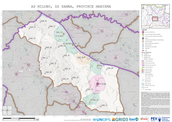Microplanning: Milobo, Samba, Kasongo, Maniema, COD (2024)