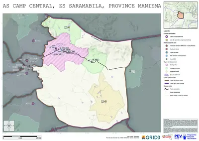 Microplanning: Camp-Central, Saramabila, Kasongo, Maniema, COD (2026)