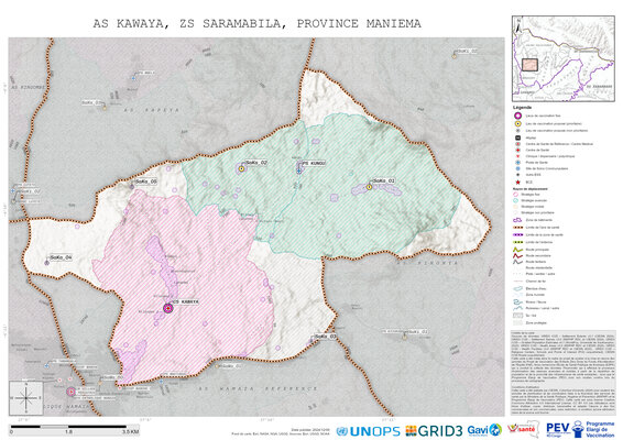 Microplanning: Kawaya, Saramabila, Kasongo, Maniema, COD (2024)