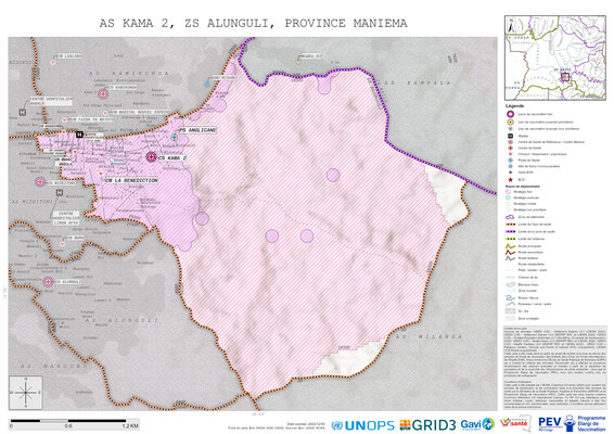 Microplanning: Kama-2, Alunguli, Kindu, Maniema, COD (2024)