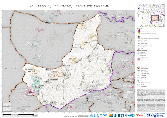 Microplanning: Kailo-1, Kailo, Kindu, Maniema, COD (2024)