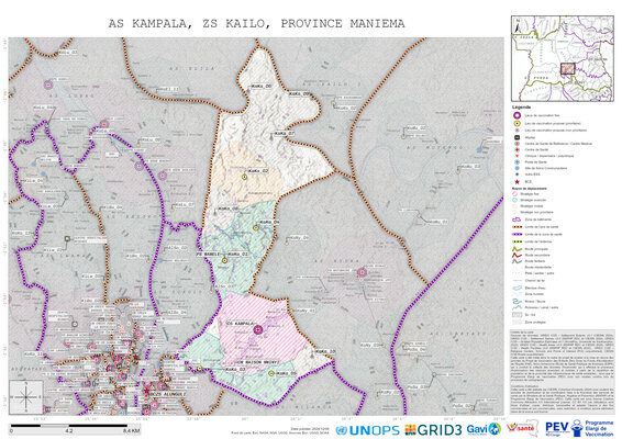 Microplanning: Kampala, Kailo, Kindu, Maniema, COD (2024)