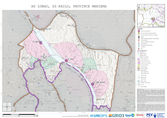 Microplanning: Lubao, Kailo, Kindu, Maniema, COD (2024)