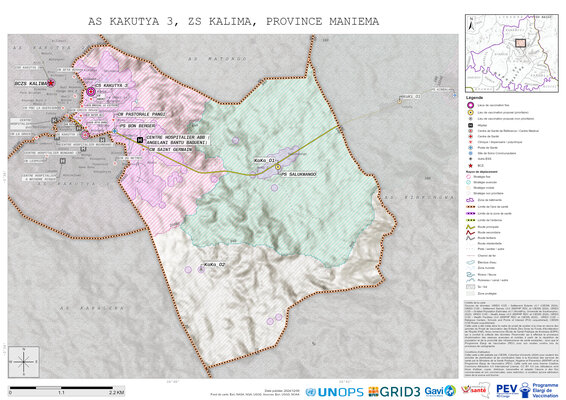 Microplanning: Kakutya-3, Kalima, Kindu, Maniema, COD (2024)