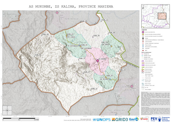 Microplanning: Mukombe, Kalima, Kindu, Maniema, COD (2024)