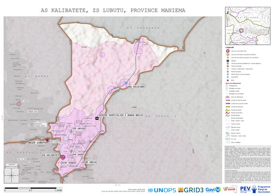 Microplanning: Kalibatete, Lubutu, Kindu, Maniema, COD (2024)