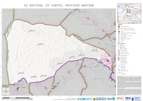 Microplanning: Katinga, Lubutu, Kindu, Maniema, COD (2024)